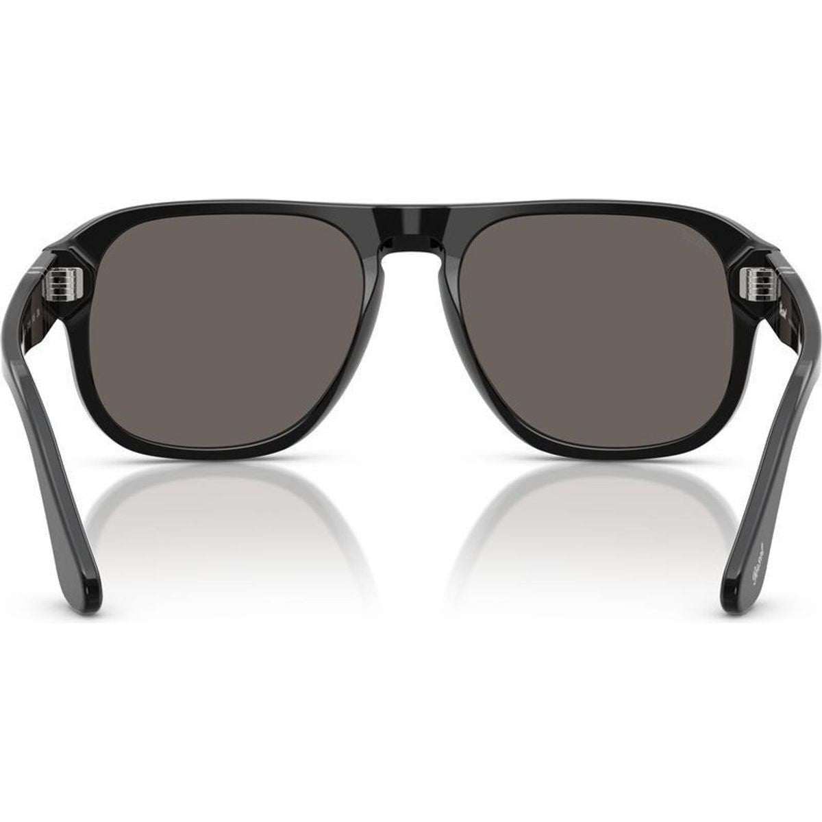 PO3310S, Black/Dark Grey Glass Lenses 57 Eye Size