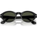 Loris PO3378S, Black/Green Glass Lenses 51 Eye Size