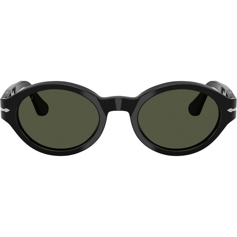 Loris PO3378S, Black/Green Glass Lenses 51 Eye Size