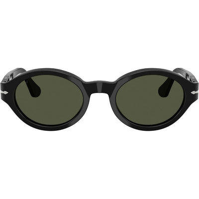 Loris PO3378S, Black/Green Glass Lenses 51 Eye Size