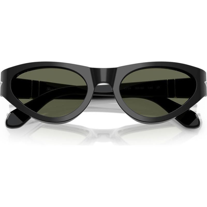 PO0052S, Black/Green Glass Polarised Lenses