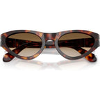 PO0052S, Havana/Brown Clear Gradient Glass Lenses