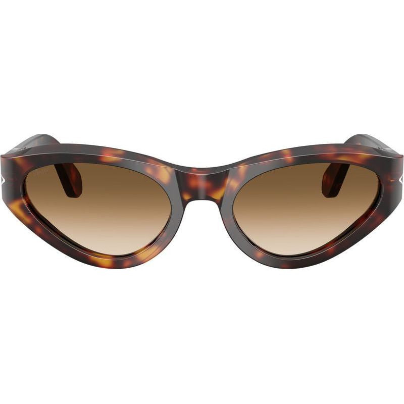 PO0052S, Havana/Brown Clear Gradient Glass Lenses