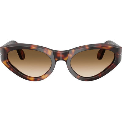 PO0052S, Havana/Brown Clear Gradient Glass Lenses