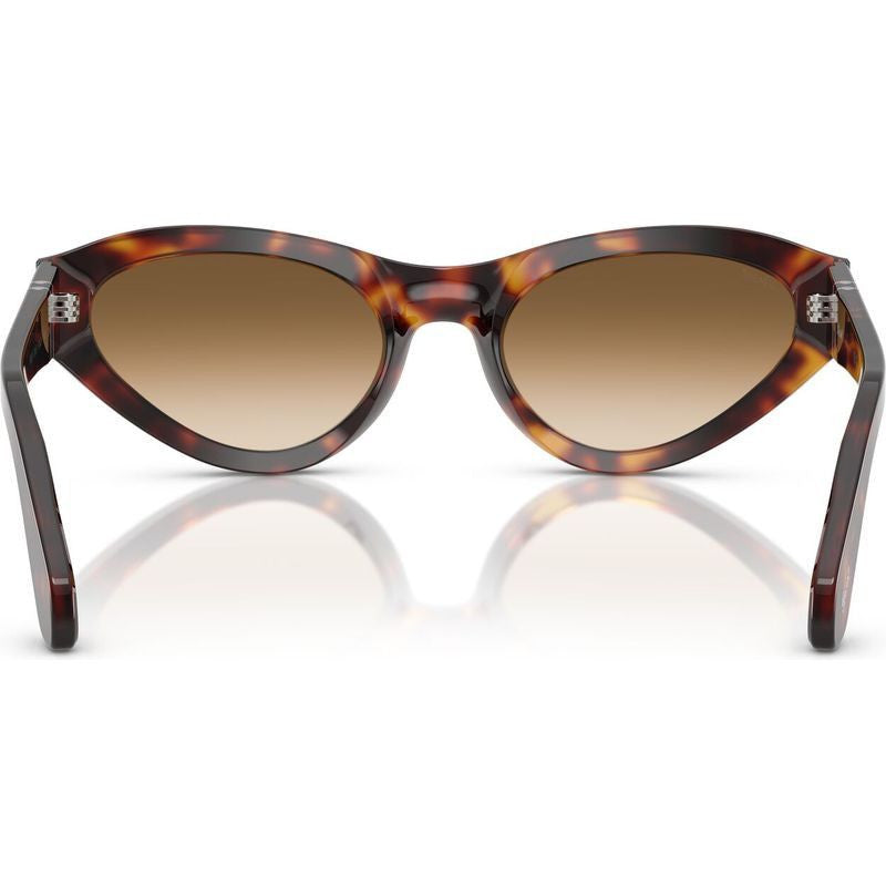 PO0052S, Havana/Brown Clear Gradient Glass Lenses