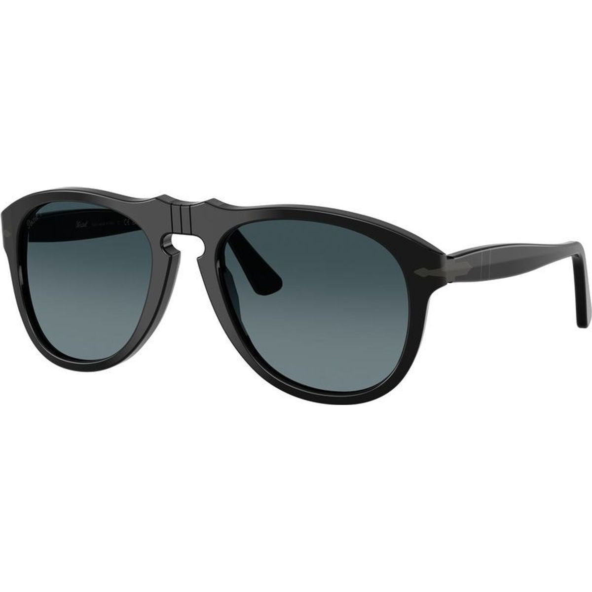 PO0649NE, Black/Blue Gradient Polarised Lenses 54 Eye Size