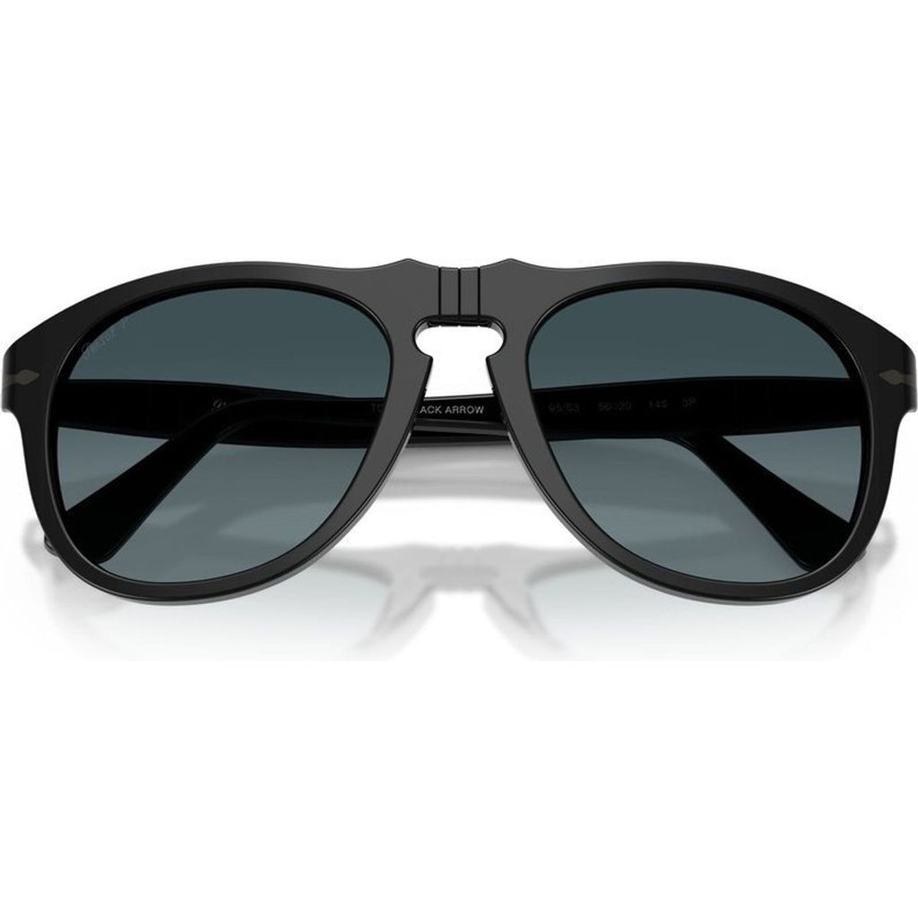 PO0649NE, Black/Blue Gradient Polarised Lenses 54 Eye Size