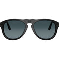 PO0649NE, Black/Blue Gradient Polarised Lenses 54 Eye Size