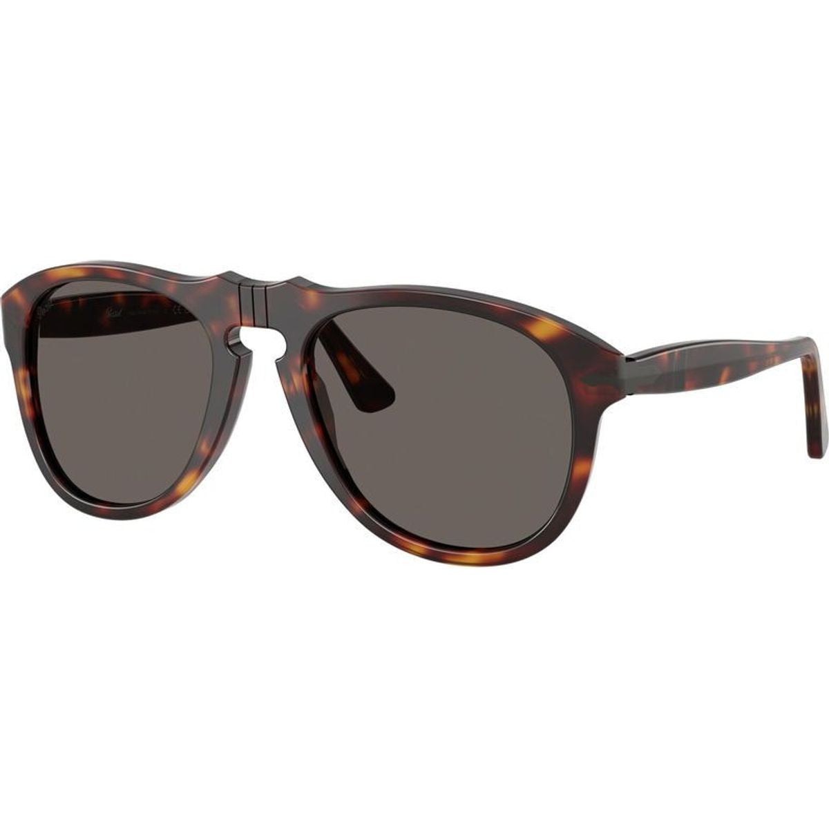 PO0649NE, Havana/Dark Grey Glass Lenses 54 Eye Size