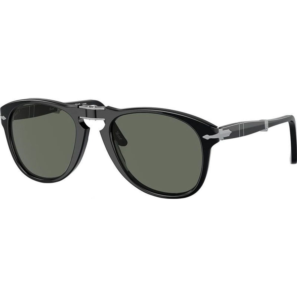 PO0714, Black/Green Polarised Glass Lenses