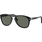 PO0714, Black/Green Polarised Glass Lenses