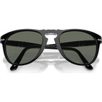 PO0714, Black/Green Polarised Glass Lenses
