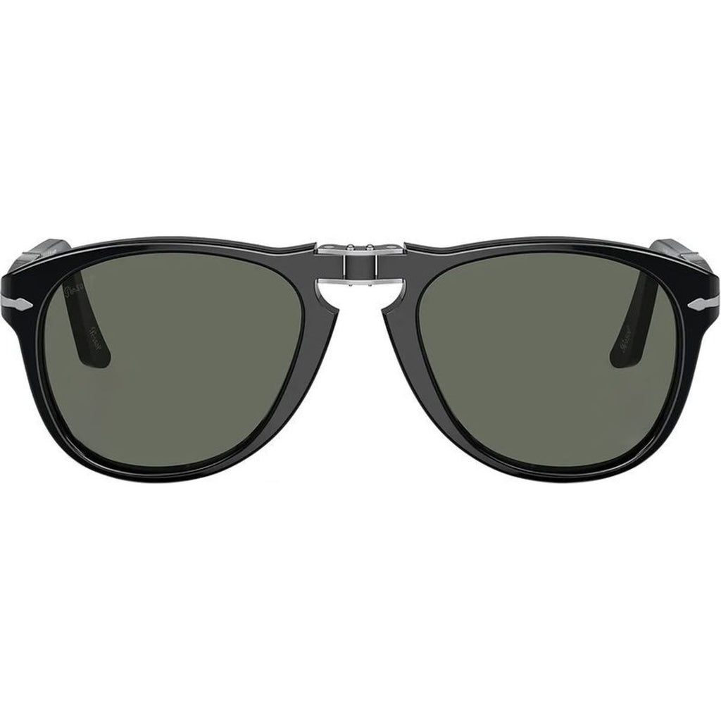 PO0714, Black/Green Polarised Glass Lenses