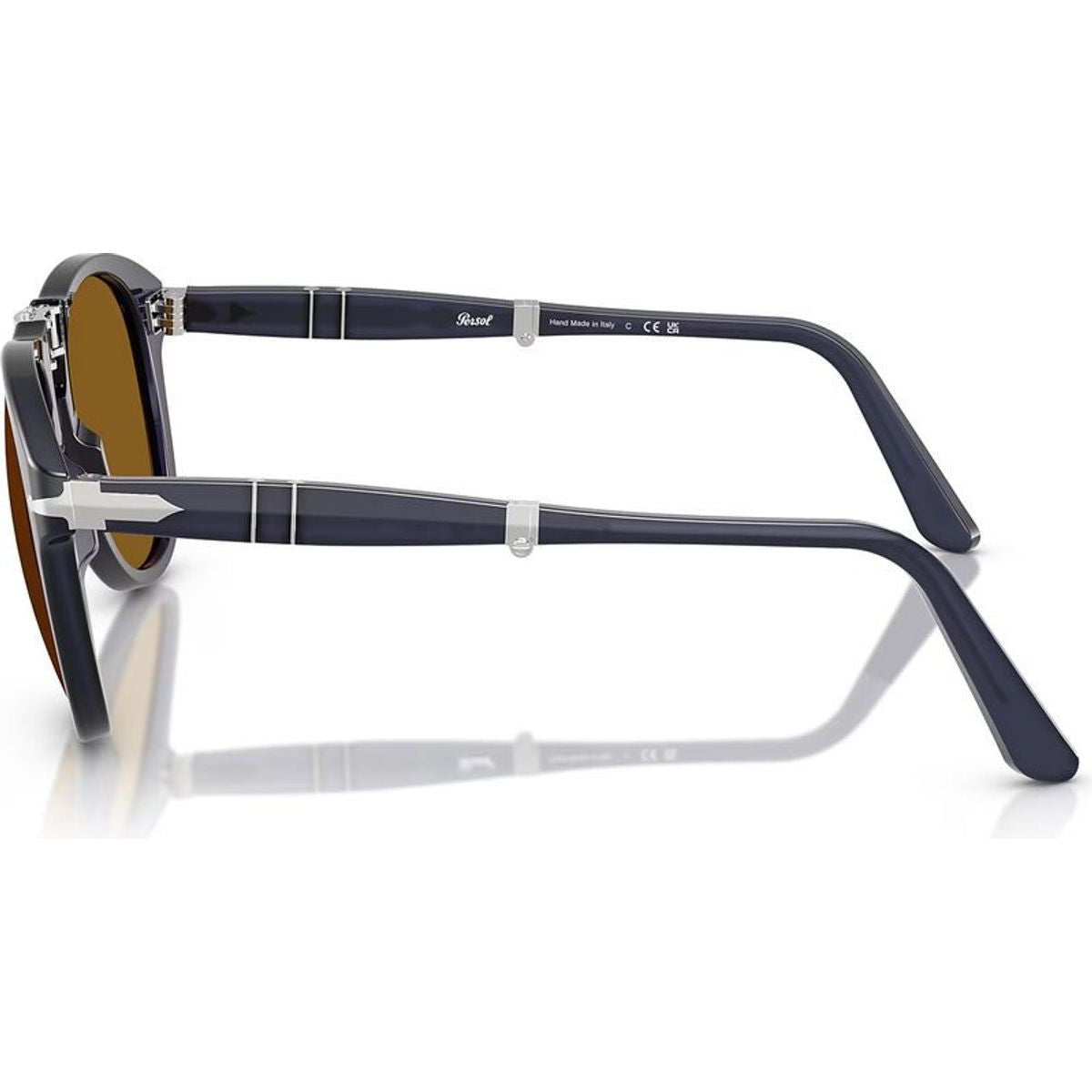 PO0714, Milky Depths Blue/Brown Glass Lenses