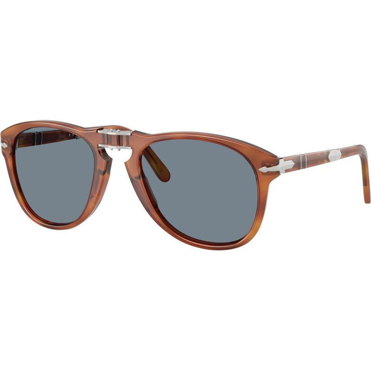0PO0714SM Steve McQueen, Terra Di Siena/Light Blue Glass Lenses