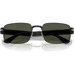 PO1022S, Black/Green Glass Lenses