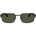 PO1022S, Black/Green Glass Lenses
