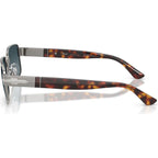 PO1022S, Gunmetal/Blue Gradient Polarised Glass Lenses