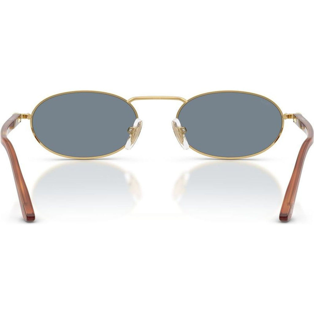 PO1023S, Gold/Blue Glass Lenses