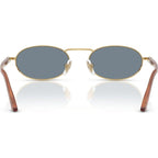 PO1023S, Gold/Blue Glass Lenses