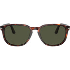 PO3019S, Havana/Green Glass Lenses 52 Eye Size