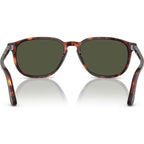 PO3019S, Havana/Green Glass Lenses 52 Eye Size