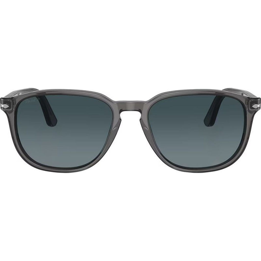 PO3019S, Transparent Grey/Blue Gradient Polarised Glass Lenses 52 Eye Size