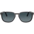 PO3019S, Transparent Grey/Blue Gradient Polarised Glass Lenses 52 Eye Size