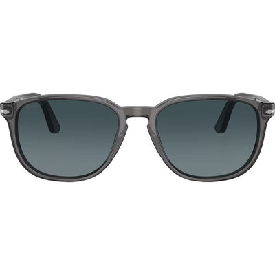PO3019S, Transparent Grey/Blue Gradient Polarised Glass Lenses 52 Eye Size