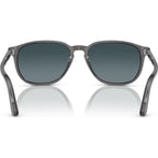 PO3019S, Transparent Grey/Blue Gradient Polarised Glass Lenses 52 Eye Size