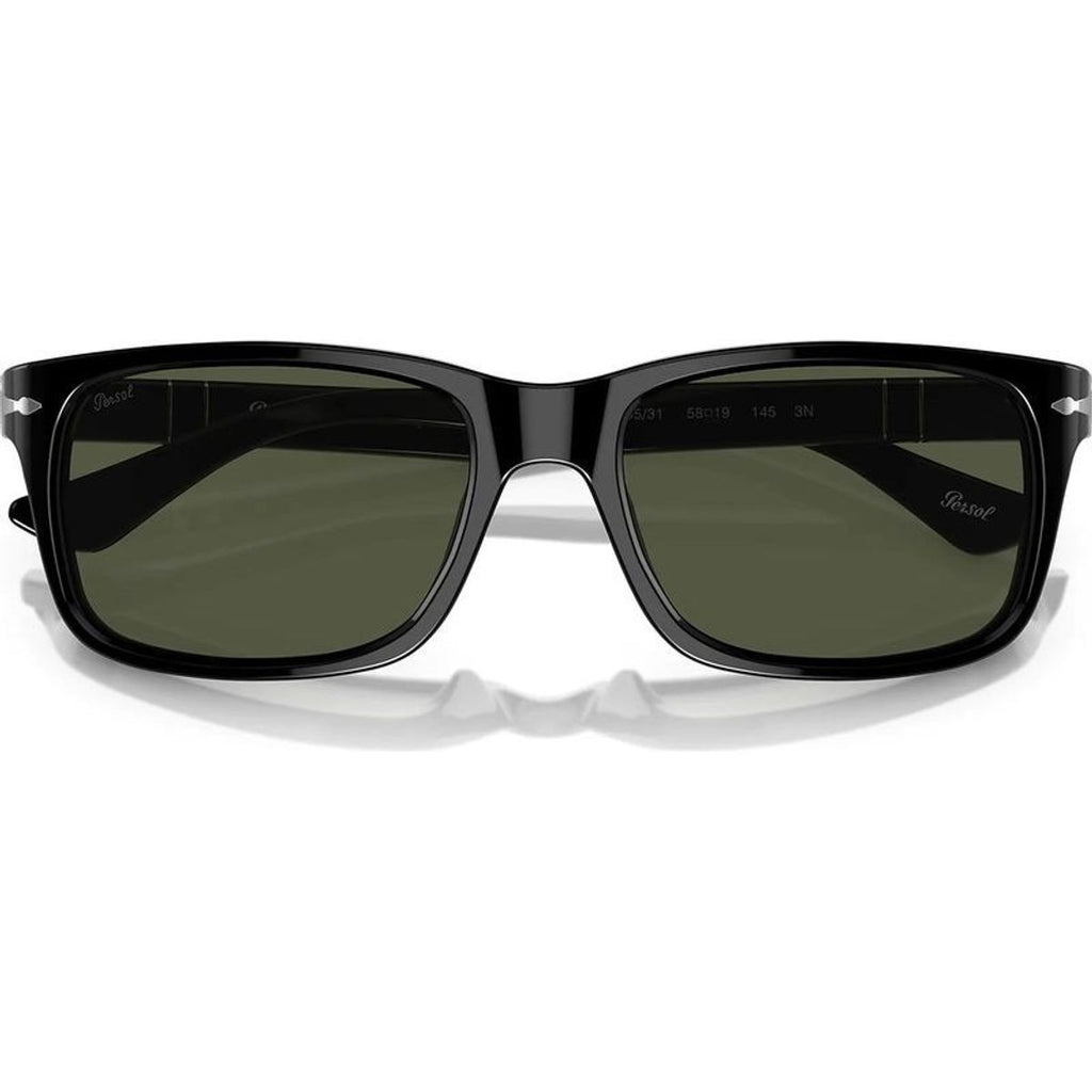 PO3048S, Black/Green Glass Lenses 58 Eye Size
