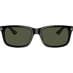 PO3048S, Black/Green Glass Lenses 58 Eye Size