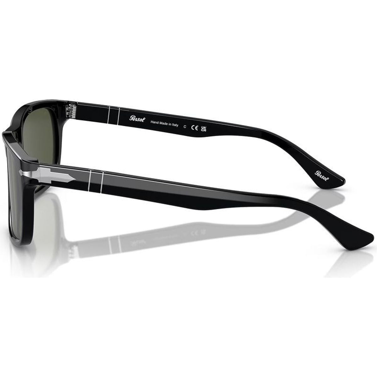 PO3048S, Black/Green Glass Lenses 58 Eye Size