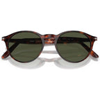 PO3092SM, Havana/Green Glass Lenses