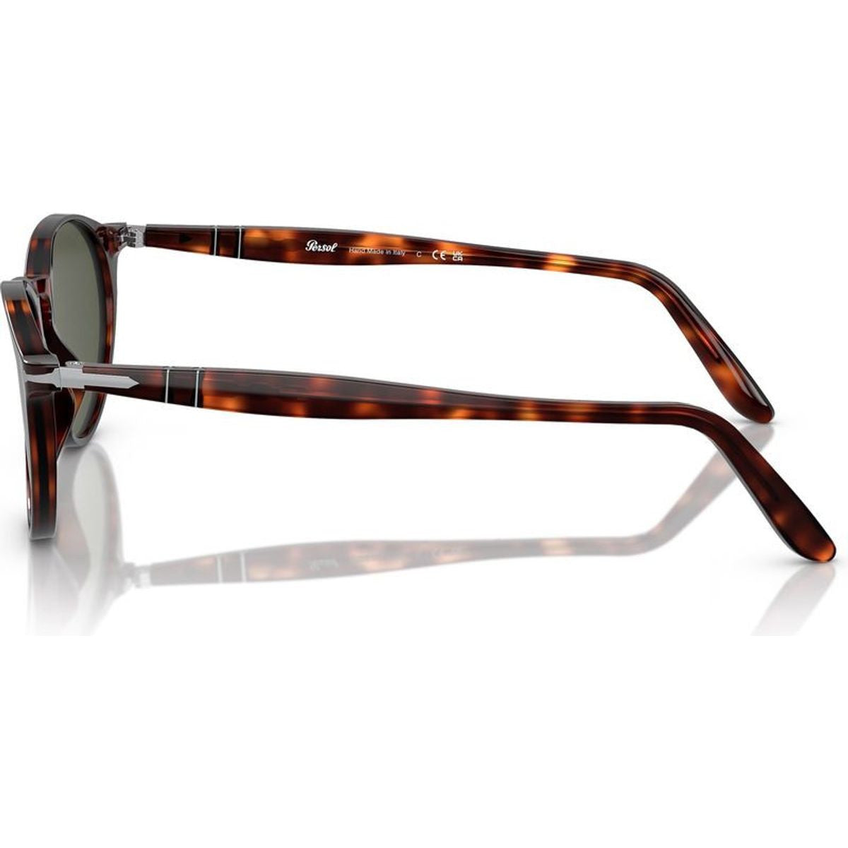 PO3092SM, Havana/Green Glass Lenses