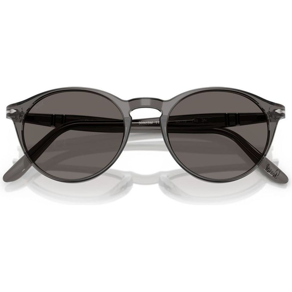 PO3092SM, Transparent Grey/Dark Grey Glass Lenses