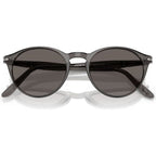 PO3092SM, Transparent Grey/Dark Grey Glass Lenses