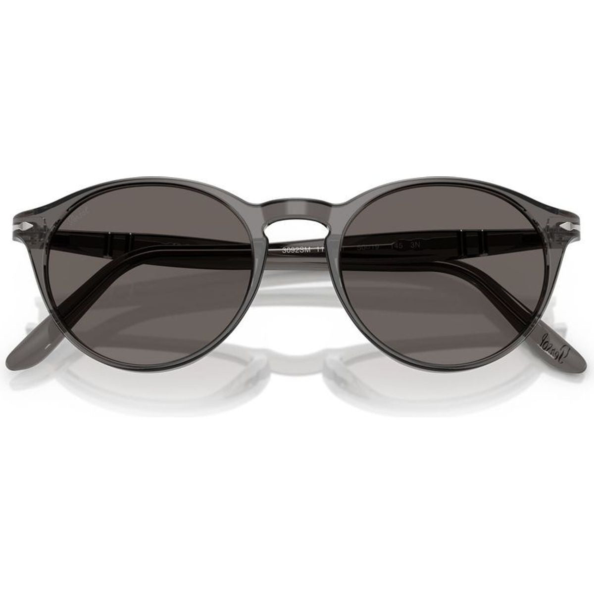 PO3092SM, Transparent Grey/Dark Grey Glass Lenses