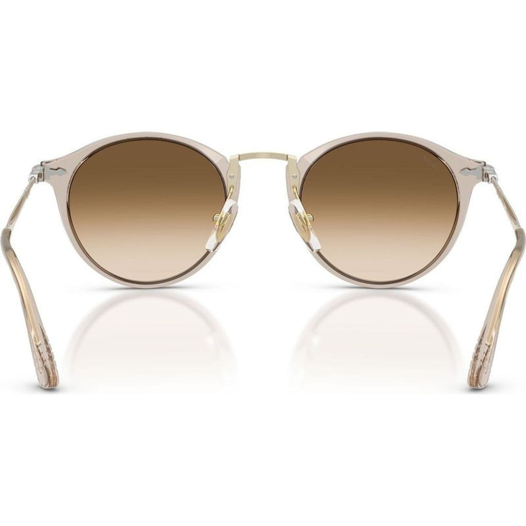 PO3166S, Transparent Brown/Brown Clear Gradient Glass Lenses