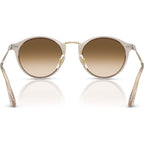 PO3166S, Transparent Brown/Brown Clear Gradient Glass Lenses