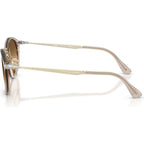 PO3166S, Transparent Brown/Brown Clear Gradient Glass Lenses