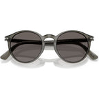 PO3171S, Transparent Taupe Grey/Dark Grey Glass Lenses