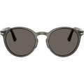 PO3171S, Transparent Taupe Grey/Dark Grey Glass Lenses