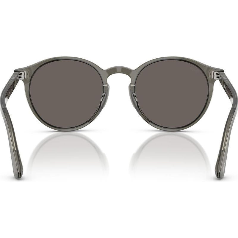 PO3171S, Transparent Taupe Grey/Dark Grey Glass Lenses