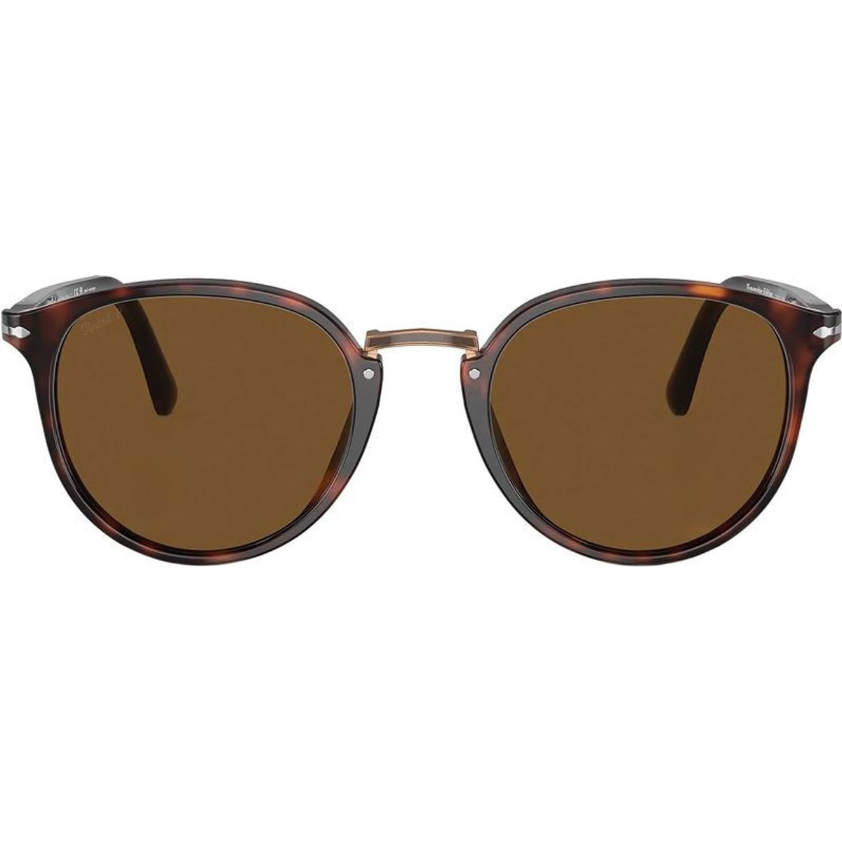 PO3210S, Havana/Brown Polarised Glass Lenses 54 Eye Size