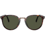 PO3210S, Havana/Green Glass Lenses