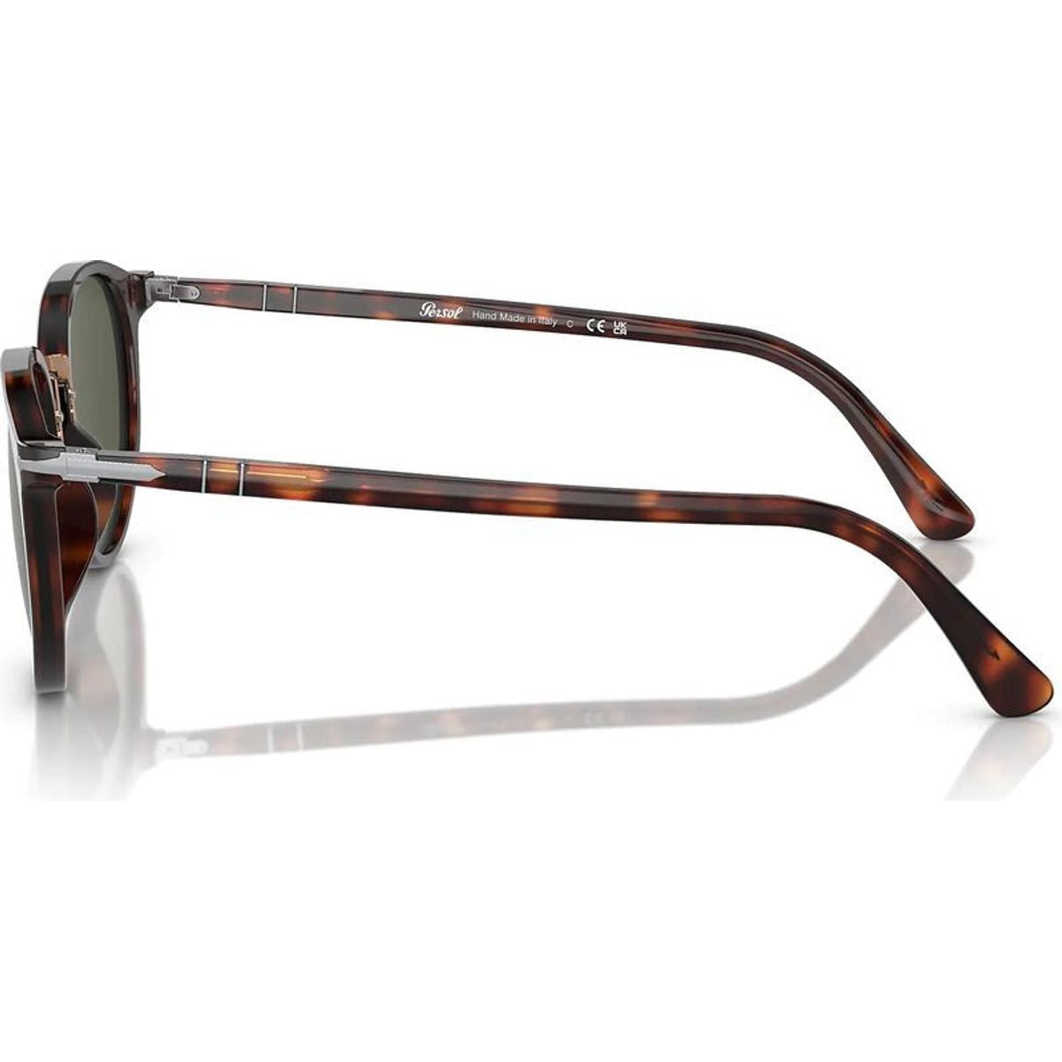 PO3210S, Havana/Green Glass Lenses
