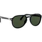 PO3235S, Black/Green Glass Lenses