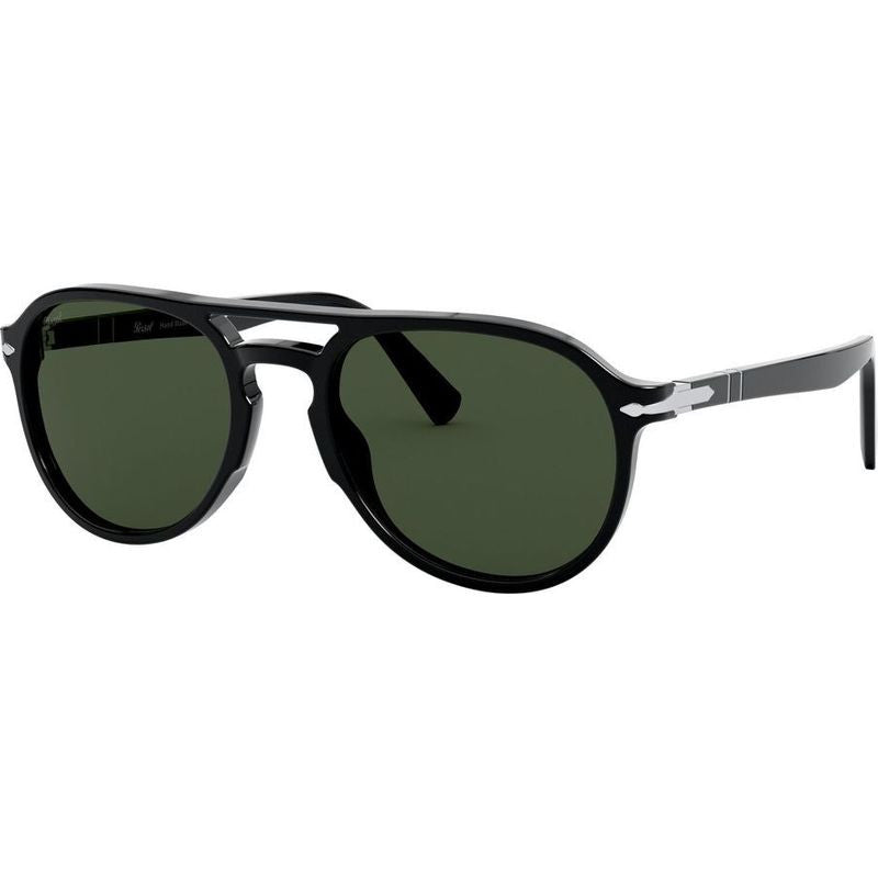 PO3235S, Black/Green Glass Lenses