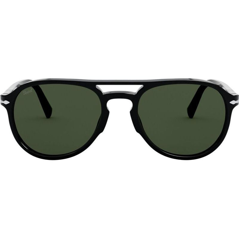 PO3235S, Black/Green Glass Lenses